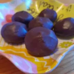 Шоколадови бонбони с ванилия