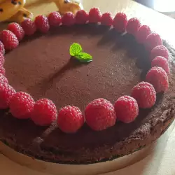 Шоколадов тарт с малини
