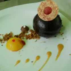 Шоколадови топки с манго