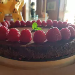 Шоколадова тарта със сметанов крем