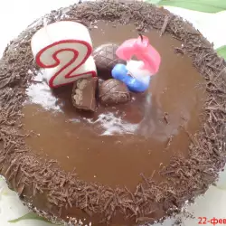 Сиропирана шоколадова торта
