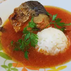 Риба по гръцки с магданоз