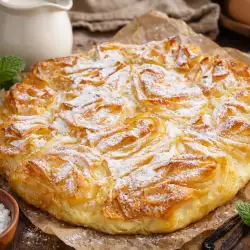 Млечна баница с готови кори