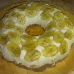 Сметанов десерт с банани
