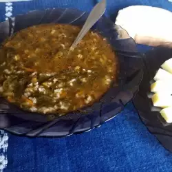 Спаначена супа с джоджен