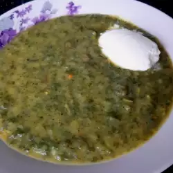 Пролетна супа със зеленчуков бульон