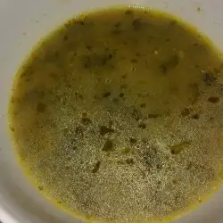 Спаначена супа с пуешко месо