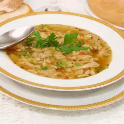 Свинска супа със зехтин
