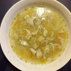 Зимна супа с бяло вино