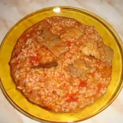 Свинско с ориз в тенджера