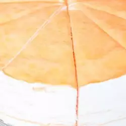 Палачинкова торта с бадеми и извара