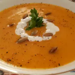 Здравословна крем супа от тиква