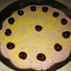 Торта с извара и череши