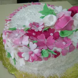 Цветна торта за Цветница