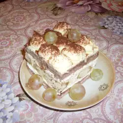 Домашна торта с грозде и маскарпоне