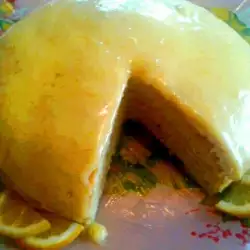 Торта с лимонов крем