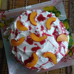 Плодова торта със сметана