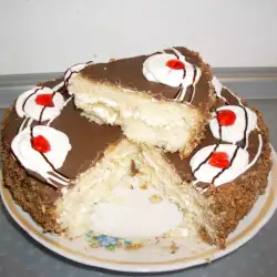 Домашна торта с шоколадова глазура