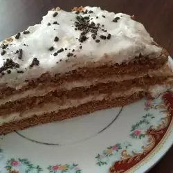 Желирана торта със сметана