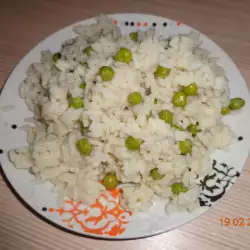 Варен ориз с грах