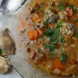 Постна супа с кладница и ориз