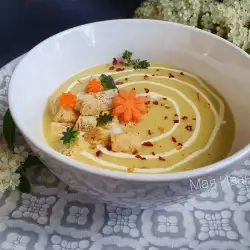 Вкусна крем супа с тиквички
