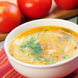 Зеленчукова супа със сирене