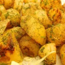 Картофи с джинджифил и чесън