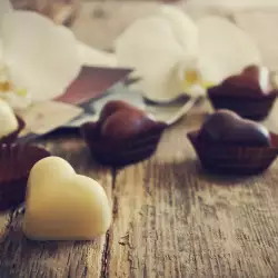 Бели шоколадови сърца