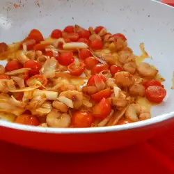 Зехтинов сос за паста с праз и скариди