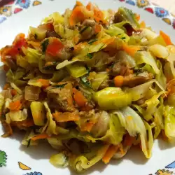 Зеленчуково ястие с патладжан и тиквички