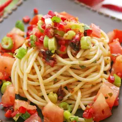 Леки спагети със зеленчуци