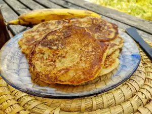 Пухкави бананови палачинки