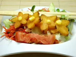 Салата от моркови и карамбола