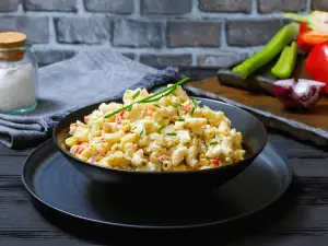 Американска макаронена салата с майонеза