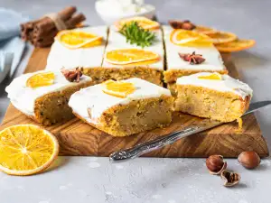 Здравословна морковена торта без печене