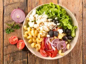 Редена италианска салата с паста