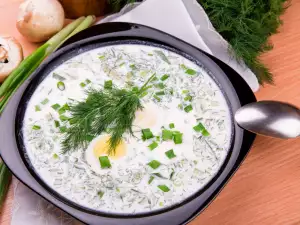 Окрошка с риба