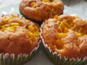 Мъфини с пресен лук и царевица