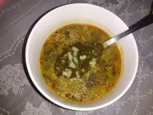 Чорба от спанак и ориз