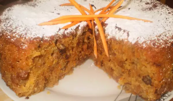 Морковен кекс с портокали и орехи