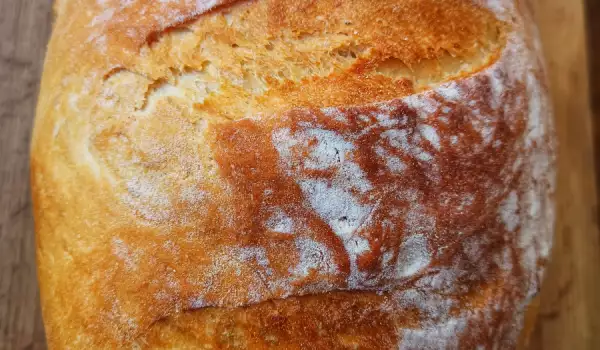 Хляб с хрупкава коричка, печен в плик