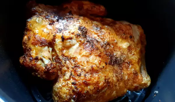 Хрупкаво печено пиле в еър фрайър