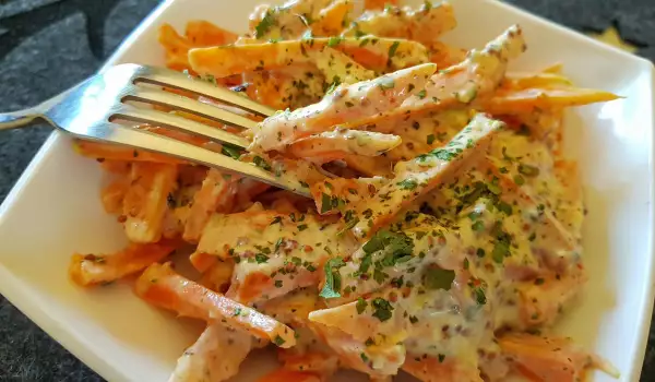 Чудна салата с моркови по азиатски