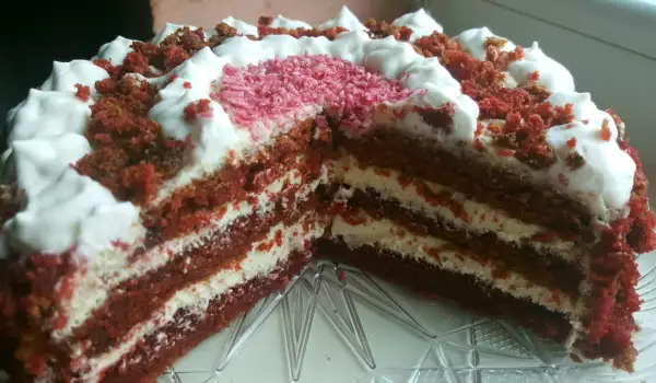 Оригинална рецепта за торта Червено кадифе