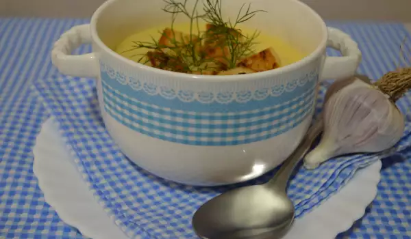 Пъстра зеленчукова крем супа