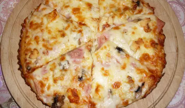 Пица с пушени гърди