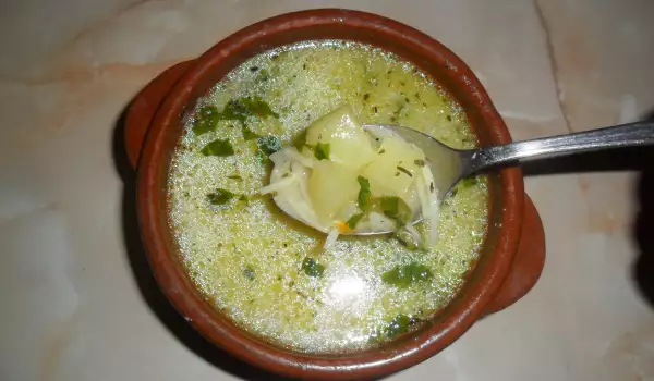 Kартофена супа с фиде и застройка