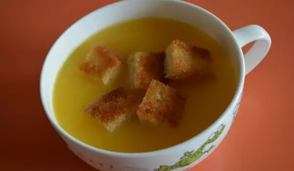 Картофена крем супа с броколи