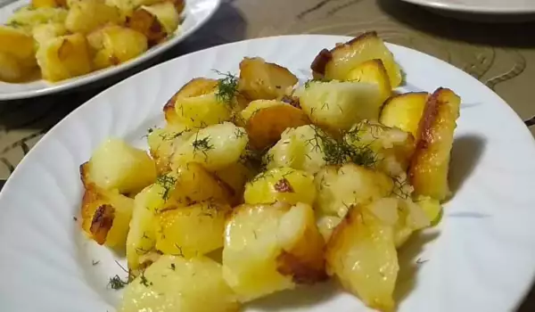 Хрупкави картофи соте на фурна